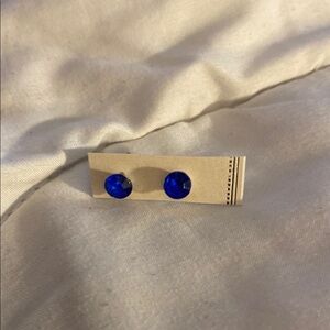 Blue Stud Earrings